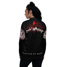 Load image into Gallery viewer, Ladies&#39; Remnant Uprising Bomber Jacket Black