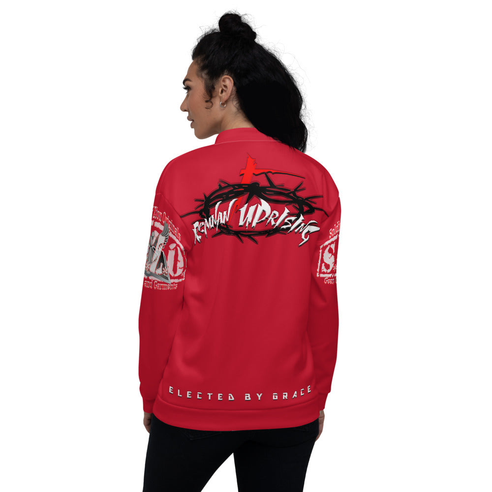 Men's Remnant Uprising Bomber Jacket Red – S.O.Z.O. Originals Gear