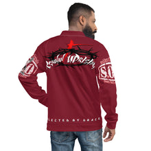 Load image into Gallery viewer, Men&#39;s Remnant Uprising Bomber Jacket Red