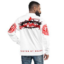 Load image into Gallery viewer, Men&#39;s Remnant Uprising Bomber Jacket White