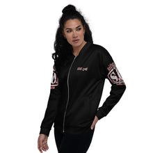 Load image into Gallery viewer, Ladies&#39; Remnant Uprising Bomber Jacket Black