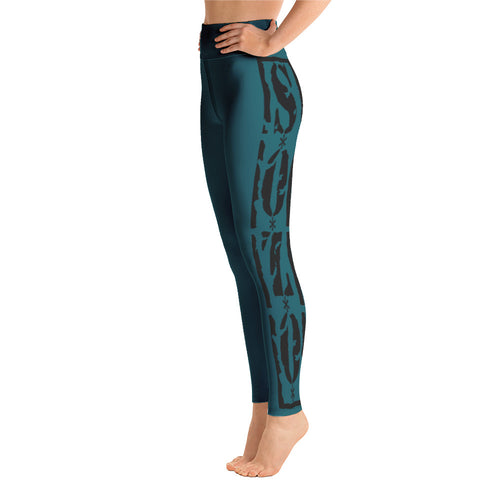 S.O.Z.O.'s Yoga Leggings Sherpa Blue