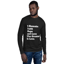 Load image into Gallery viewer, S.O.Z.O.&#39;s Typology Long Sleeve Fitted Crew...1 Corinthians 13:13 KJV