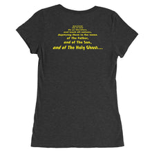 Load image into Gallery viewer, Ladies&#39; &quot;Go ye&quot; Graphic Tee...Matthew 28:19 KJV (5 More Colors!)