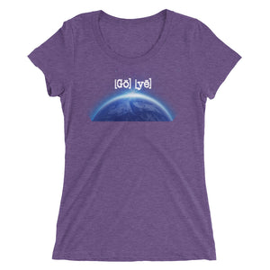 Ladies' "Go ye" Graphic Tee...Matthew 28:19 KJV (5 More Colors!)